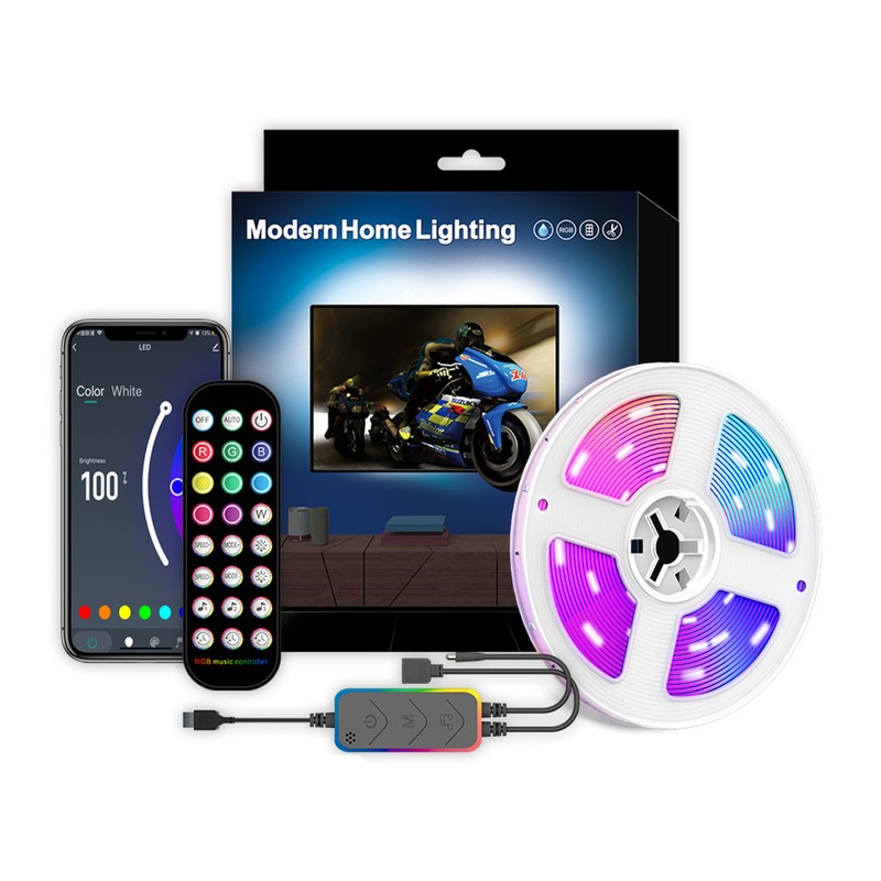 Wifi TV Strip Light USB 5v 5050rgb Colorful Music Sound