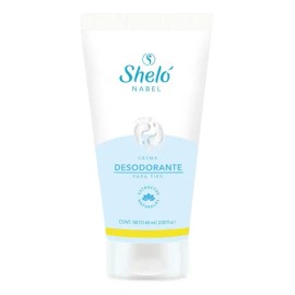 Crema Desodorante Pies Shelo Evita Sudor Y Mal Olor Mentol