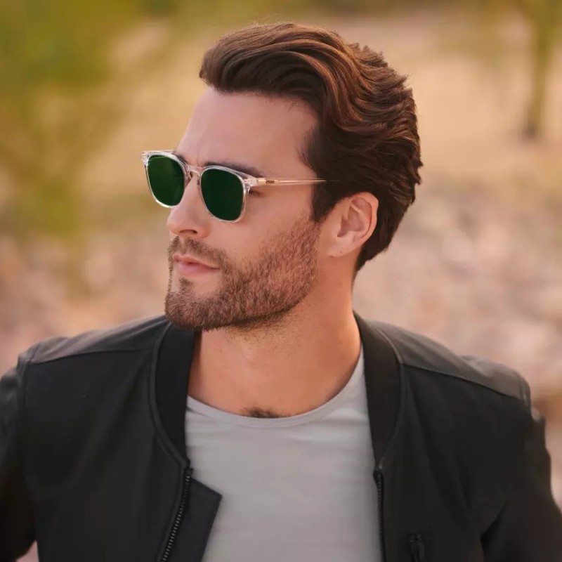 WMP Eyewear Nick | Polarized Sunglasses - Glossy Clear /