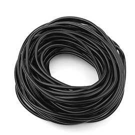 Watering Tubing Tube Black Plastic Hose Micro Drip Pipe for Micro Drip Garden Irrigation System (20m)