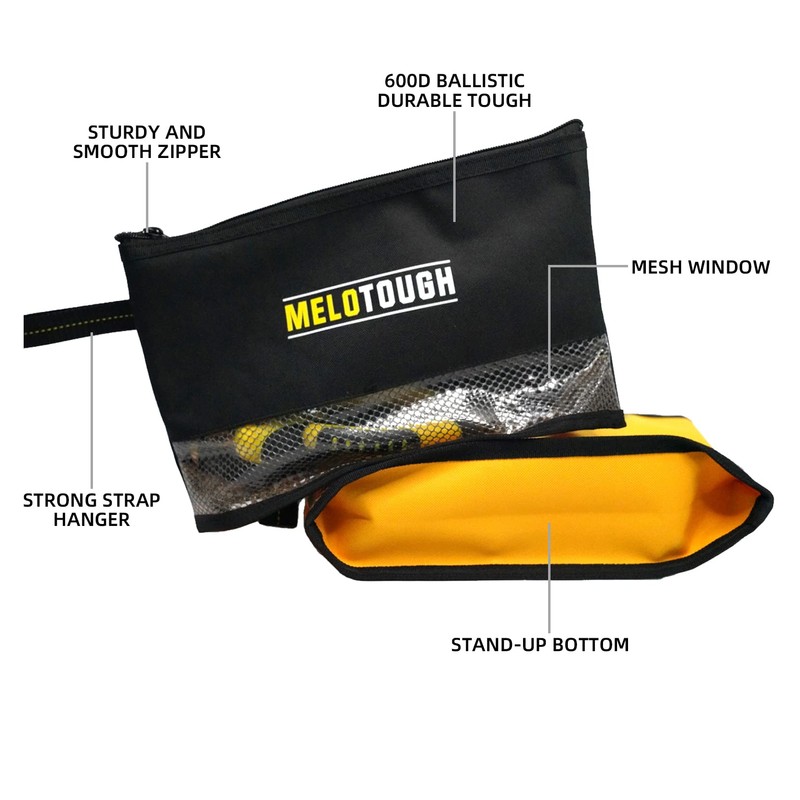 Melo Tough Multi Tool Pouch Small Tool Bag Zipper Bag