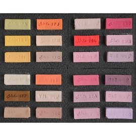 FineArtStore J. Luda Handmade Soft Pastels- Set of 24 Not So Red