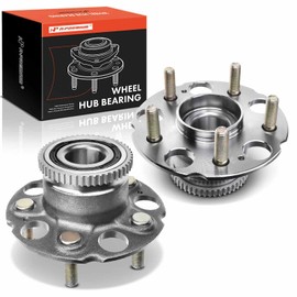 A-Premium 2 x Rear Wheel Bearing and Hub Assembly with ABS Ring & 5-Lug Compatible with Honda Odyssey 1999-2004 & Isuzu Oasis 1999