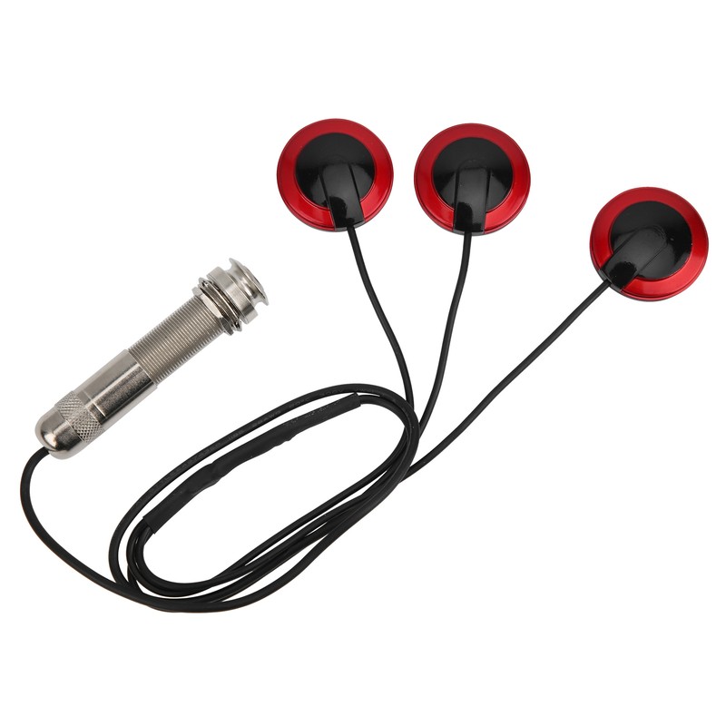 Guitar Piezo Pickup Transducer Removable for Acoustic Guitar Ukulele Thumb