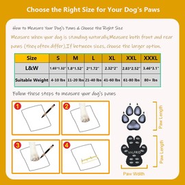 ‌VALFRID Dog Paw Protector Pads,15 Sets-60 Pads Anti-Slip Grips for Hardwood Floors,Best for Hot Pavement,Strong Self-Adhesive Traction Stickers for Senior Dog Essentials Multicolor S