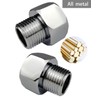 Brass Pipe Fitting,Adapter 3/4”GHT Female Thread (Swivel) x 1/2” NPT