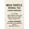 Milk Thistle Herbal Tea – 4 oz (113g) – Cardo