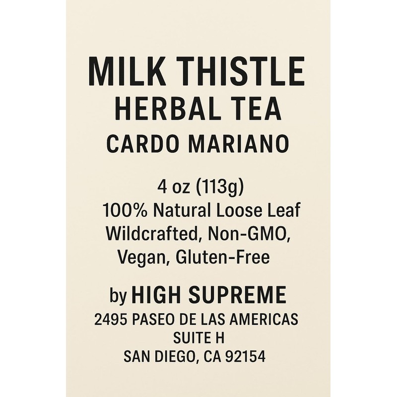 Milk Thistle Herbal Tea – 4 oz (113g) – Cardo