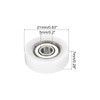 PATIKIL Nylon Pulley Wheels 5x21x7mm Set of 6 608zz Bearing
