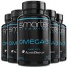 Smartervitamins Aceite de Pescado Omega 3 Smarter (Paquete de 5)