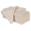 Ramanta Home Cloth Dinner Napkins in Cotton Flax Fabric with