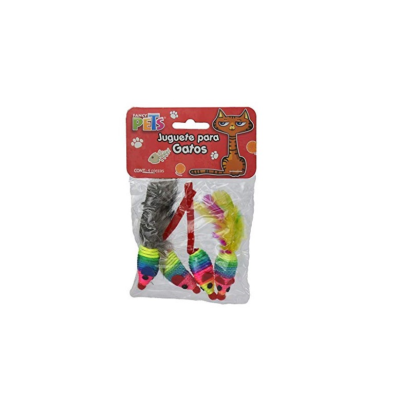 JUGUETE RATON - 4 PZ