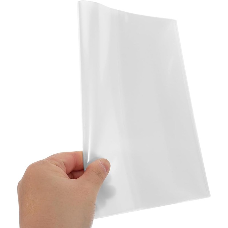 TEHAUX Fundas Transparentes Para Libros 20 Piezas Funda De Plástico