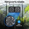 DC HOUSE 20W Solar Fan Powered Exhaust Fan for Chicken