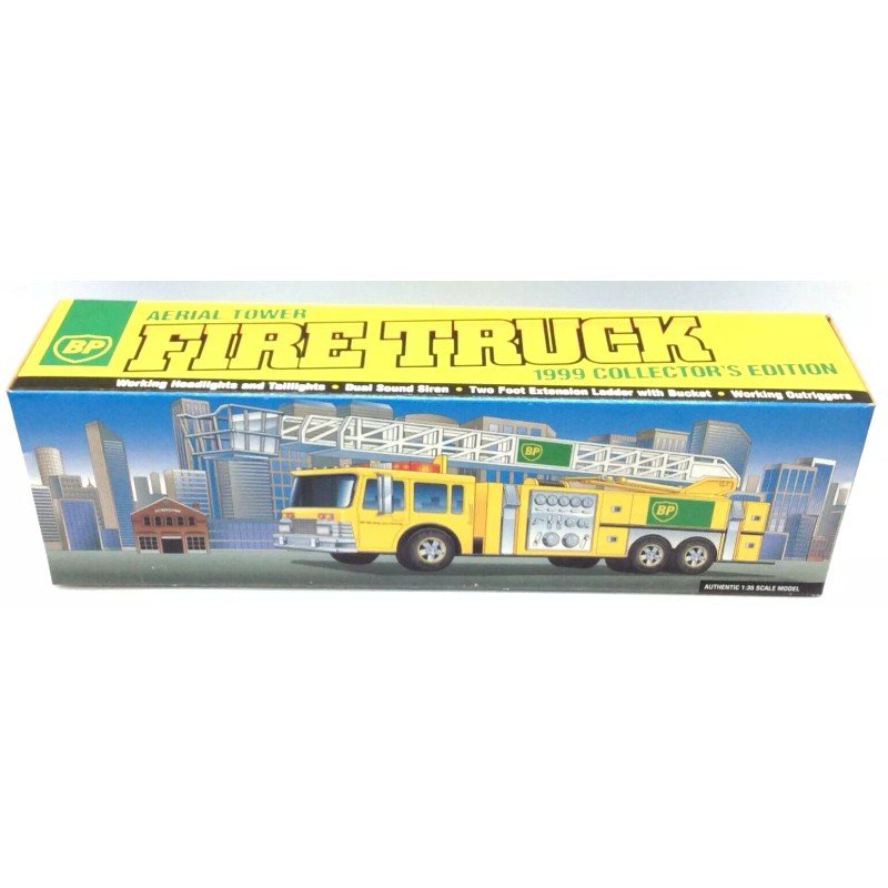 BP Aerial Tower Fire Truck 1:35 Scale Lights & Sound