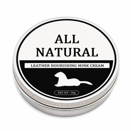 All Natural Leather Nourishing Mink Cream for Car Seat Sofa Furniture Restore