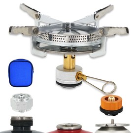Multi-Fuel Propane/Butane/ISO-Butane 3 in 1 Small Camping Stove For Outdoor Cooking