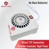 Beech Lane 12V RV Fridge Fan, Wired Connection Provides Constant