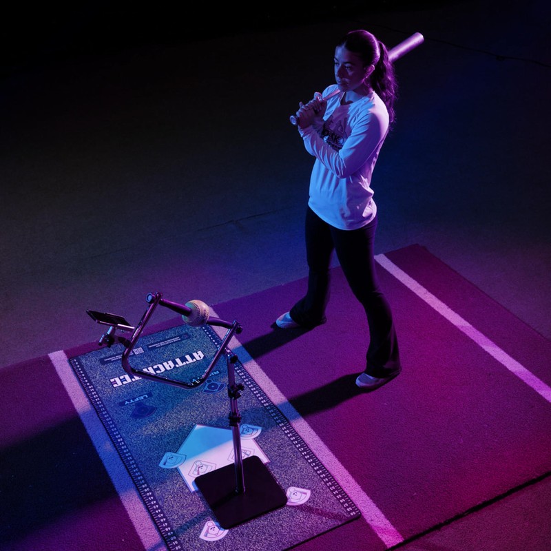 Attack Mat for Batting Tee Practice, Hitting Mat to Learn