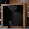 KNODOS Wooden Espresso Knock Box Walnut Dump Bin for Coffee