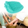 Shower Foot Scrubber Soft Silicone Anti Slip Suction Cup Odour