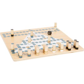 small foot Barricade and Halma "Gold Edition" Wooden Board Game for the Whole Family, from 6 Years, 12223