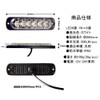 Poopee LED Daytime Running Lamp, Waterproof, Blue/White, for 12V/24V Cars,