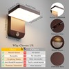 Coinmit Motion Sensor Outdoor Light,Bronze LED 24W Exterior Motion Porch