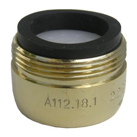 LASCO 09-1983 Small Male Faucet Aerator with 13/16 x 27 Thread, Polished Brass