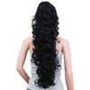 S_SSOY 31"(78cm) Women's Curly Pony Tail Hair Piece Synthetic Claw