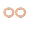 X AUTOHAUX Hollow Screw M8 x 1.0 mm Bronze 1