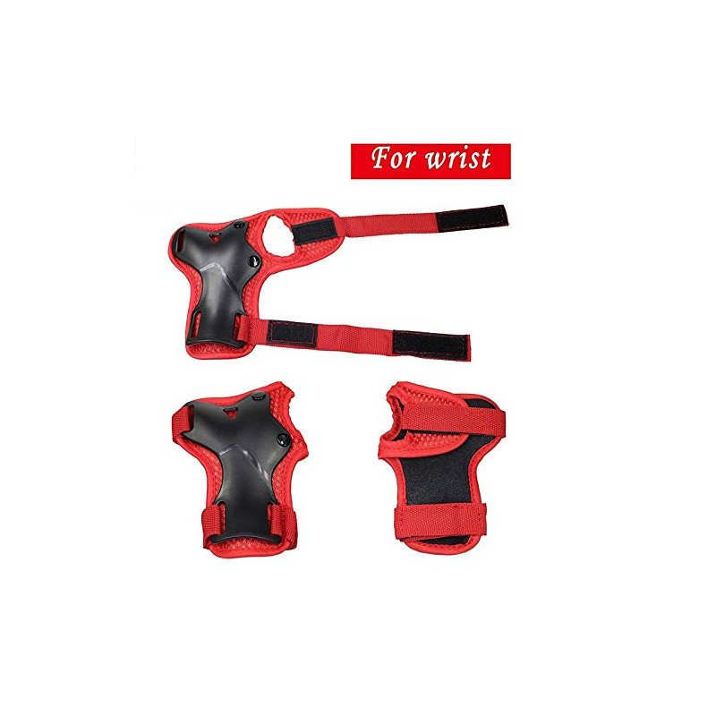 Children Protective Gear Set, 6pcs Adjustable Wrist Guards Protective Gear