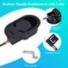 Sopito Universal All-Metal Recliner Handle Replacement, Recliner Cable Pull Replacement