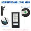 PCYIS Solar Street Lights Outdoor 2000LM, 6500K LED Solar Floodlight