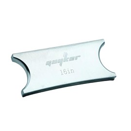 Guyker Fret Press Insert, 304 Stainless Steel Manually Fingerboard Pressure Radian Fret Insert for Acoustic Electric Guitar Bass Luthier DIY Tool Handheld Version, 16" Radius