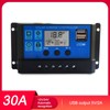30A Solar Charge Controller 12V/24V Automatic Identification LED Display PWM