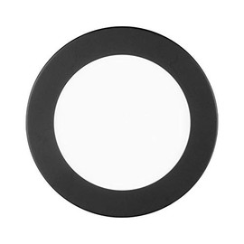 NICOR Lighting DLE6-TR-BK LED Downlight Faceplates, Black