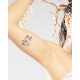 Inkbox Temporary Tattoos, Semi-Permanent Tattoo, One Premium Easy Long Lasting, Water-Resistant Temp Tattoo with For Now Ink - Lasts 1-2 Weeks, Alight, 3 x 3 in