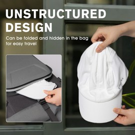 TOP-EX Mens Large Cooling Running Cap XXXL, Summer UV Mesh XXL Baseball Cap for Golf, Breathable Outdoor Fishing Caps for Big Heads, Foldable Hiking Hat Adjustable White XXL/3XL