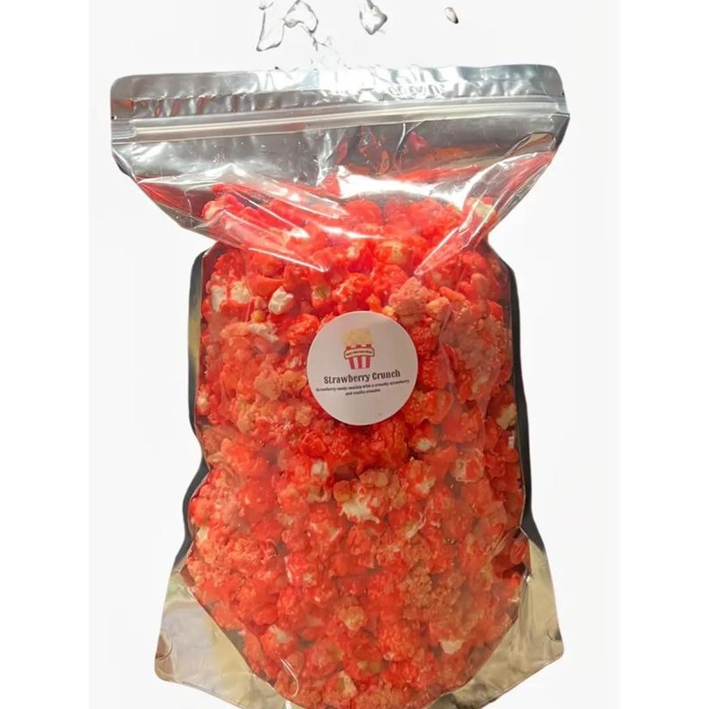Strawberry Shortcake Popcorn - Strawberry Crunch: Medium - 1/2 Gallon