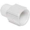 Spears 436 Series PVC Pipe Fitting, Adapter, Schedule 40, White,
