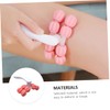 Baluue 3 Pcs Ergonomic Design Handheld Massage Roller Foam Roller