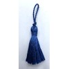 BTC Trim Tassels, Polyester, Cobalt Blue, 4cm