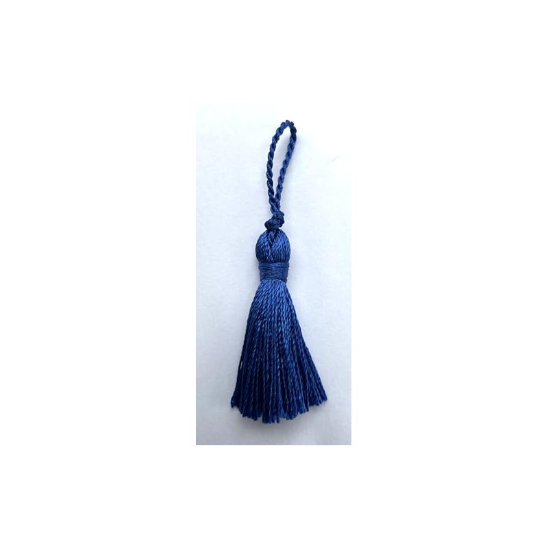 BTC Trim Tassels, Polyester, Cobalt Blue, 4cm