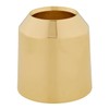 Trinity Church Supply Brass Tone Metal Candle Hi Polish Drip