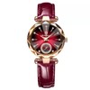 Women's Wristwatch, Analog Display, Quartz, Leather Strap, Thin, Stylish, Waterproof,