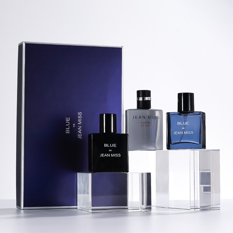 3 Pcs Men's Perfume Set Refreshing Long Lasting Light Scent