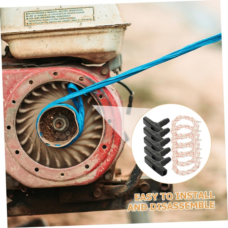 Operitacx Garage Opener Door Pull Handle Set Emergency Pull Cord