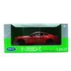 Welly Ford Mustang GT, rot 2015 Maßstab 1:24 - Metall