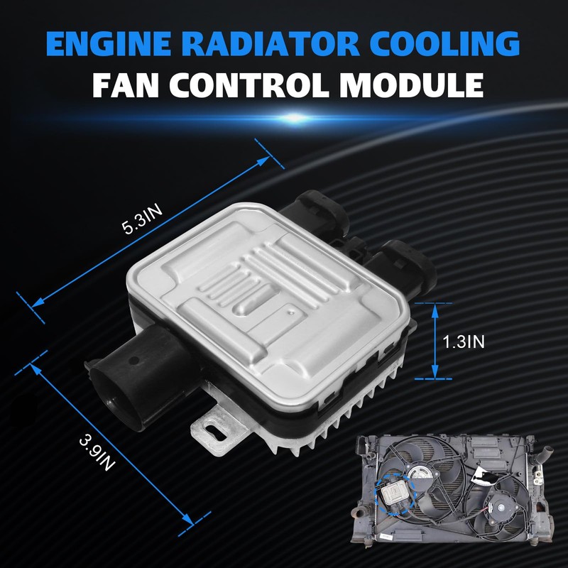 7T43-8C609-BA Engine Radiator Cooling Fan Control Module for Ford Edge